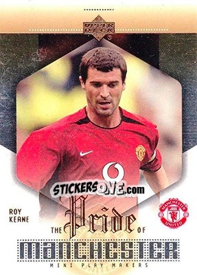 Sticker Roy Keane - Manchester United Mini Playmakers 2003 n. PM3 - Upper Deck