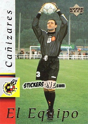 Sticker Santiago Canizares - Seleccion Espanola 1998 n. 2 - Upper Deck