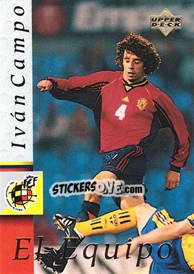Cromo Ivan Campo - Seleccion Espanola 1998 n. 12 - Upper Deck