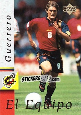 Sticker Julen Guerrero - Seleccion Espanola 1998 - Upper Deck
