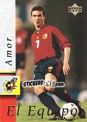 Figurina Guillermo Amor - Seleccion Espanola 1998 - Upper Deck