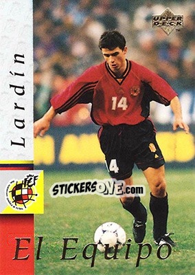Sticker Jordi Lardin - Seleccion Espanola 1998 - Upper Deck