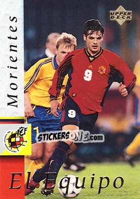 Sticker Fernando Morientes - Seleccion Espanola 1998 n. 25 - Upper Deck