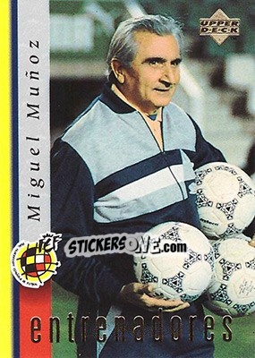 Sticker Miguel Munoz - Seleccion Espanola 1998 - Upper Deck