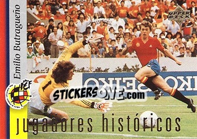 Sticker Emilio Butragueno - Seleccion Espanola 1998 n. 32 - Upper Deck