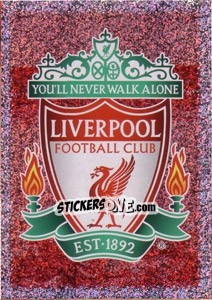 Sticker Logo - Liverpool FC 2009-2010 - Panini