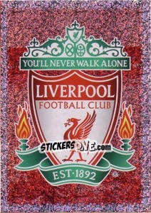 Sticker Logo - Liverpool FC 2009-2010 n. 1 - Panini
