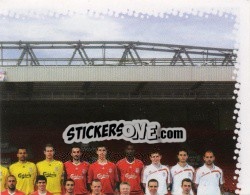 Sticker Liverpool Football Club Season 2009-2010 (2 of 4)