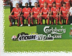 Sticker Liverpool Football Club Season 2009-2010 (3 of 4) - Liverpool FC 2009-2010 n. 4 - Panini