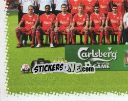 Sticker Liverpool Football Club Season 2009-2010 (3 of 4)