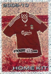 Sticker Home  Kit - Liverpool FC 2009-2010 - Panini