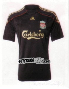 Figurina Away  Kit - Liverpool FC 2009-2010 - Panini