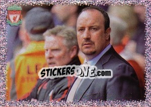 Sticker Rafa Benitez / Sammy Lee - Liverpool FC 2009-2010 n. 8 - Panini