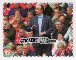 Cromo Rafa Benitez - Liverpool FC 2009-2010 n. 12 - Panini