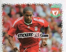 Sticker Glen Johnson (1 of 2) - Liverpool FC 2009-2010 - Panini