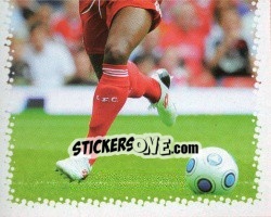 Sticker Glen Johnson (2 of 2) - Liverpool FC 2009-2010 - Panini