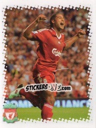 Sticker Glen Johnson - Liverpool FC 2009-2010 n. 16 - Panini