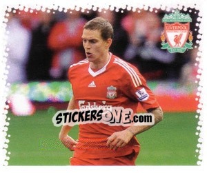 Sticker Daniel Agger (1 of 2) - Liverpool FC 2009-2010 - Panini