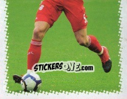 Cromo Daniel Agger (2 of 2) - Liverpool FC 2009-2010 - Panini