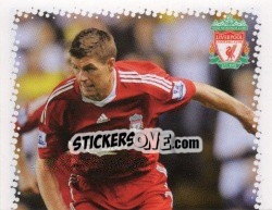 Sticker Steven Gerrard (1 of 2) - Liverpool FC 2009-2010 n. 25 - Panini