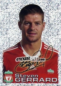Sticker Steven Gerrard - Liverpool FC 2009-2010 n. 27 - Panini