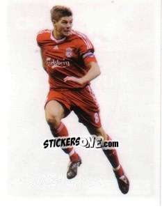 Sticker Steven Gerrard in action - Liverpool FC 2009-2010 n. 30 - Panini