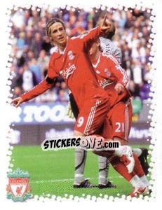 Sticker Fernando Torres - Liverpool FC 2009-2010 n. 34 - Panini