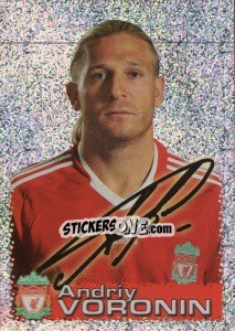 Sticker Andriy Voronin - Liverpool FC 2009-2010 - Panini