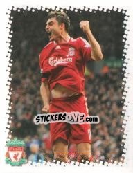 Cromo Albert Riera - Liverpool FC 2009-2010 - Panini