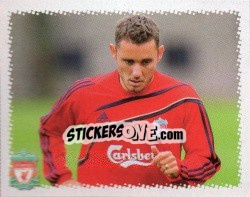 Sticker Fabio Aurelio in training - Liverpool FC 2009-2010 n. 53 - Panini