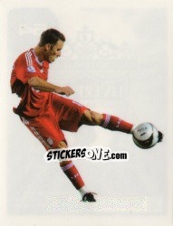 Sticker Fabio Aurelio in action - Liverpool FC 2009-2010 n. 54 - Panini