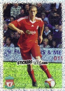 Cromo Daniel Agger - Liverpool FC 2009-2010 - Panini