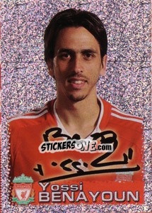 Sticker Yossi Benayoun - Liverpool FC 2009-2010 - Panini