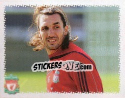 Sticker Sotirios Kyrgiakos in training - Liverpool FC 2009-2010 n. 77 - Panini