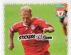 Sticker Dirk Kuyt (1 of 2) - Liverpool FC 2009-2010 - Panini