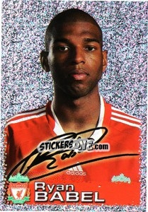 Sticker Ryan Babel - Liverpool FC 2009-2010 n. 87 - Panini