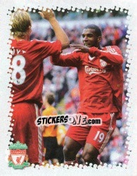 Sticker Ryan Babel - Liverpool FC 2009-2010 - Panini