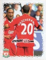 Cromo Javier Mascherano - Liverpool FC 2009-2010 - Panini