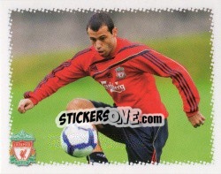 Cromo Javier Mascherano in training - Liverpool FC 2009-2010 - Panini