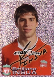 Sticker Emiliano Insua - Liverpool FC 2009-2010 n. 103 - Panini