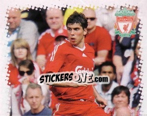 Cromo Emiliano Insua (1 of 2) - Liverpool FC 2009-2010 - Panini