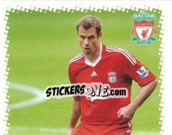 Sticker Jamie Carragher (1 of 2) - Liverpool FC 2009-2010 n. 109 - Panini