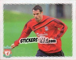 Sticker Jamie Carragher in training - Liverpool FC 2009-2010 n. 113 - Panini