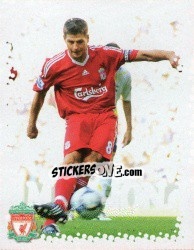 Sticker Steven Gerrard - Liverpool FC 2009-2010 - Panini