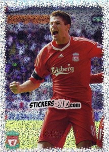 Cromo Steven Gerrard - Liverpool FC 2009-2010 - Panini