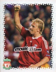 Sticker Dirk Kuyt - Liverpool FC 2009-2010 n. 121 - Panini