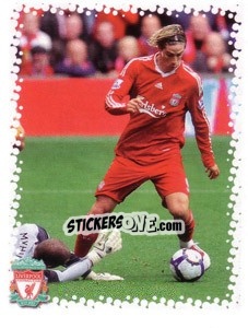 Sticker Fernando Torres - Liverpool FC 2009-2010 n. 125 - Panini