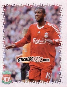 Sticker Ryan Babel - Liverpool FC 2009-2010 - Panini