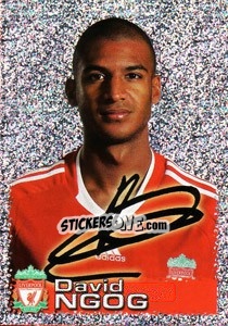 Sticker David Ngog - Liverpool FC 2009-2010 - Panini