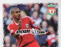 Sticker David Ngog (1 of 2) - Liverpool FC 2009-2010 - Panini